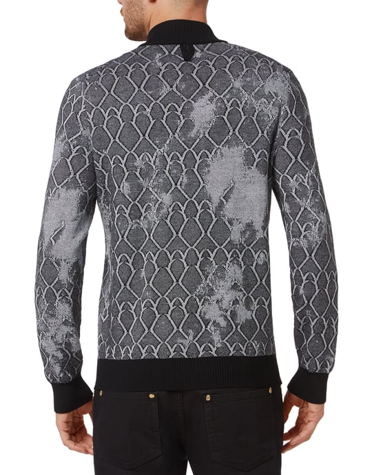 Billionaire Jacke mit Reißverschluss, sportiver Schnitt - Schwarz - Image 3