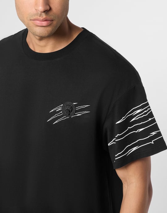 T-Shirt Rundhalsausschnitt Ss Scratch - Image 4