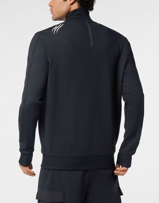 Plein Sport Joggingjacke mit Scratch-Print - Schwarz - Image 2