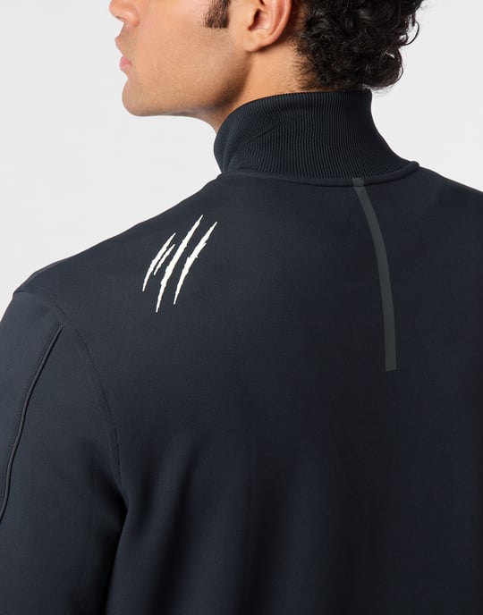 Plein Sport Joggingjacke mit Scratch-Print - Schwarz - Image 4