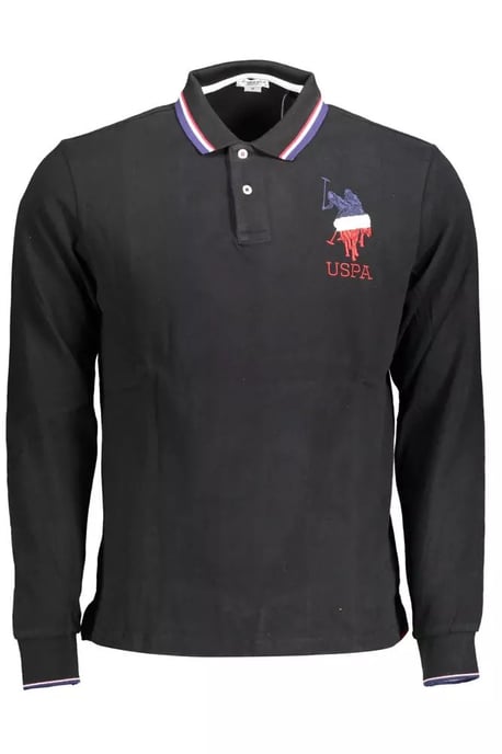 Langarm-Polohemd Klassischer Schnitt - Image 1