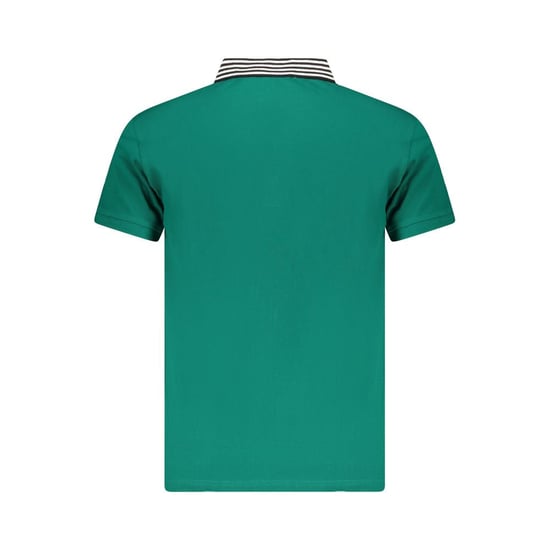 Cavalli Class Grünes Baumwoll-Herren Poloshirt - Image 2
