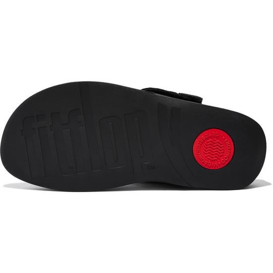 Fitflop Trakk II Leder Herren Sandalen komplett schwarz - Image 2