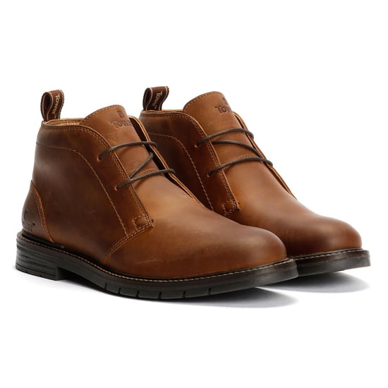 Tower London Armour Chukka Schnürstiefeletten aus Leder für Herren in Braun - Image 1