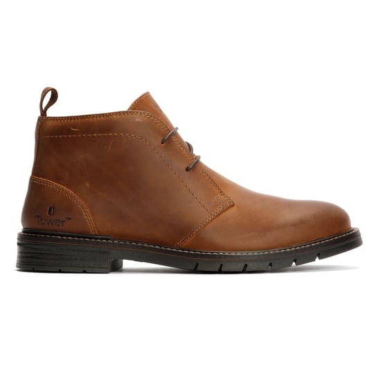 Tower London Armour Chukka Schnürstiefeletten aus Leder für Herren in Braun - Image 5