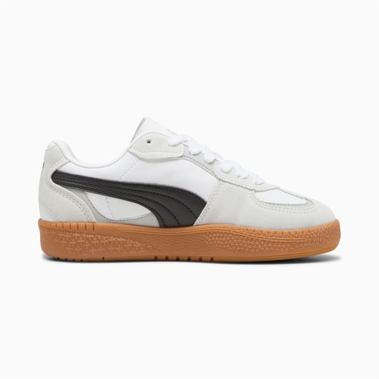 Puma Palermo Moda Leder Damen Grau/Schwarz Sneaker - Image 1