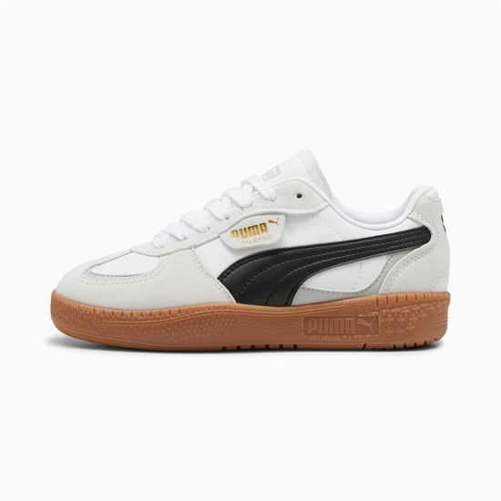 Puma Palermo Moda Leder Damen Grau/Schwarz Sneaker - Image 2