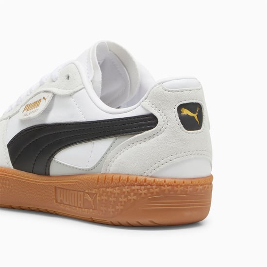 Puma Palermo Moda Leder Damen Grau/Schwarz Sneaker - Image 6