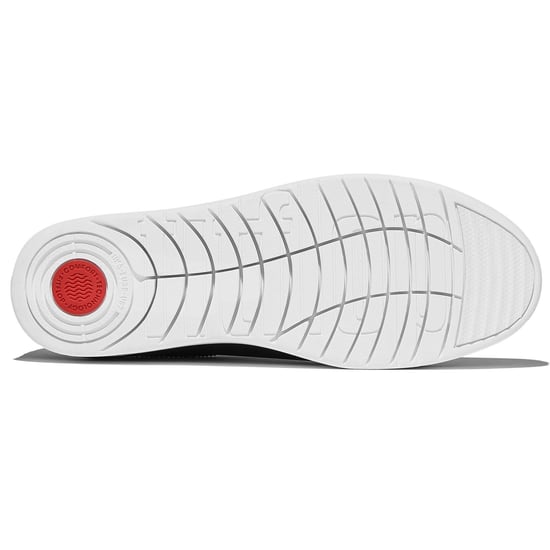 Fitflop Rally Leder Damen Schwarz Sneakers - Image 2