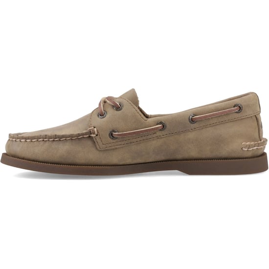 Sperry Authentische 2-Augen-Leder Bootschuhe für Herren in Tan - Image 4