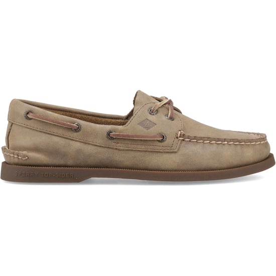 Sperry Authentische 2-Augen-Leder Bootschuhe für Herren in Tan - Image 5