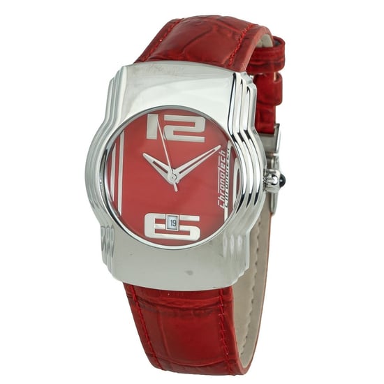 Chronotech Rote Lederuhr - Image 1