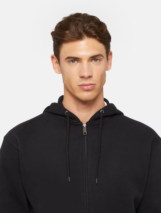 Dickies Sweatshirt MWG FUL ZIP FLC HOD REG BLACK - Image 3