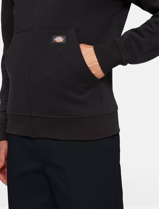 Dickies Sweatshirt MWG FUL ZIP FLC HOD REG BLACK - Image 5