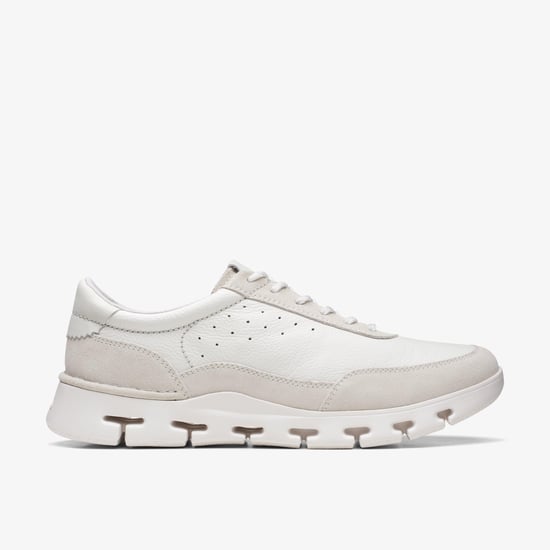 Nature X One Weiße Leder Sneakers - Image 1