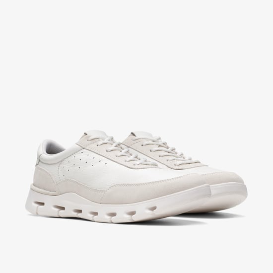 Nature X One Weiße Leder Sneakers - Image 4