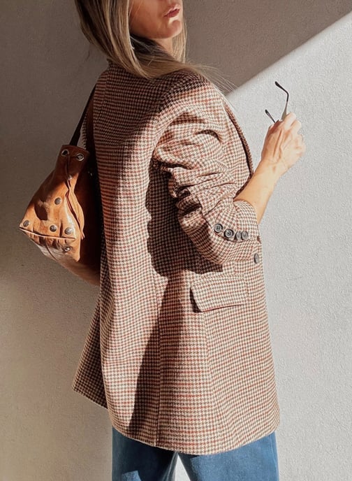 Hahnentritt-Muster Blazer - Image 2