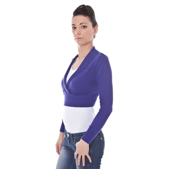 Gekürzter Strickcardigan mit langen Ärmeln und V-Ausschnitt - Image 3