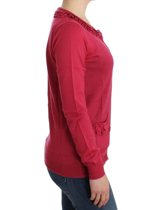 Rüschensaum-Cardiganpullover - Image 4