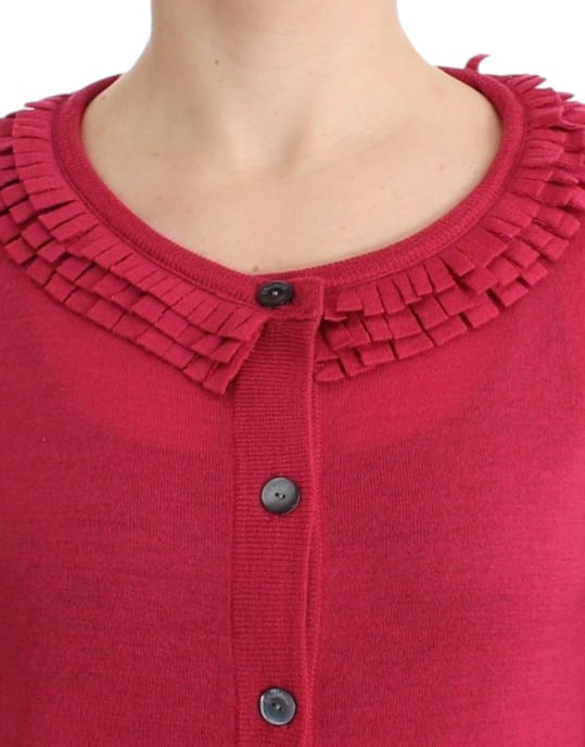 Rüschensaum-Cardiganpullover - Image 5