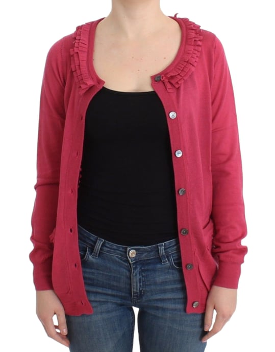 Rüschensaum-Cardiganpullover - Image 6