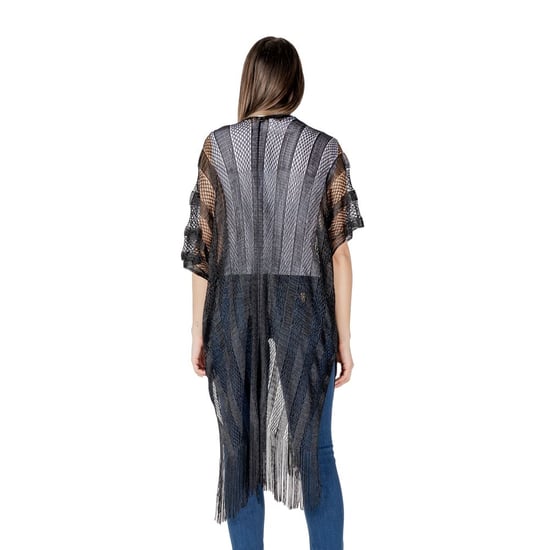 Fransen Saum Rüschensleeve Strickjacke - Image 2