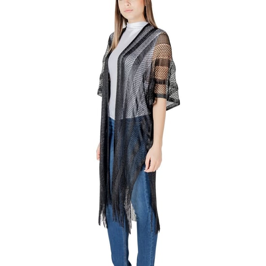 Fransen Saum Rüschensleeve Strickjacke - Image 4