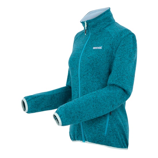 Regatta - "Newhill II" Fleecejacke Durchgehender Reißverschluss für Damen (Pfauenblau/Eisiges Morgenblau) - Image 3