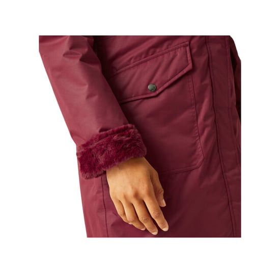 Regatta Womens/Ladies Romine Wasserdichter Parka (Cabernet) - Image 5