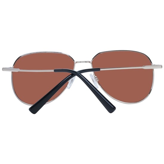 Aviator-Sonnenbrille mit roségoldenem Metallrahmen - Image 3