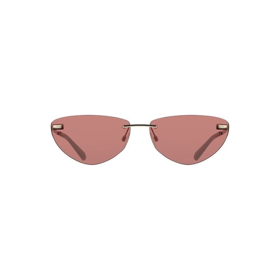 Mandelfarbene Sonnenbrille im randlosen Design - Image 1