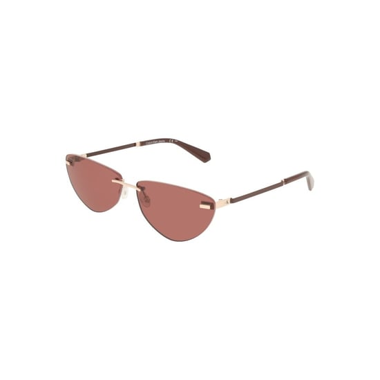 Mandelfarbene Sonnenbrille im randlosen Design - Image 2