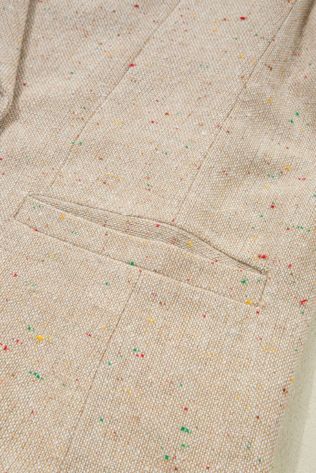 Beige Blazer mit langen Ärmeln - Image 6
