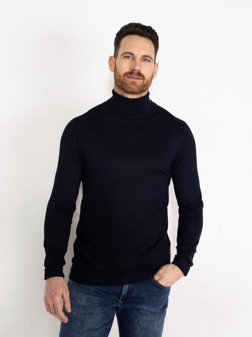 Petrol Industries - Essential Rollkragenpullover Männer - Blau - Image 3