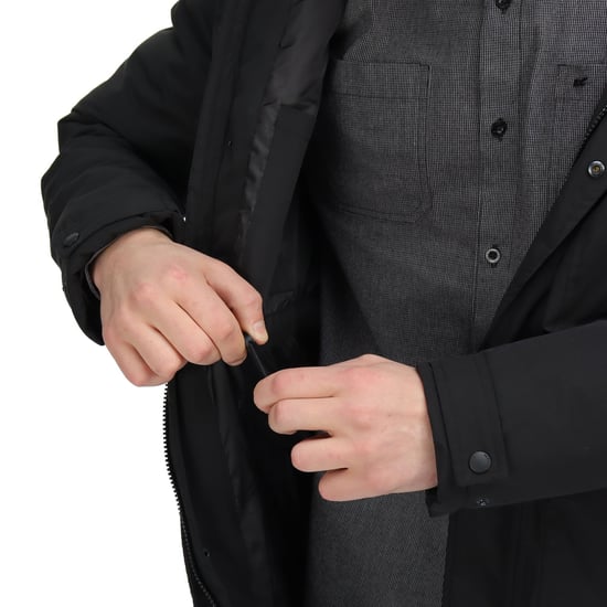 Regatta Herren Volter Wasserdicht Isolierter Parka (Schwarz) - Image 3