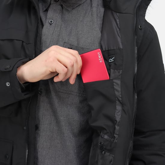 Regatta Herren Volter Wasserdicht Isolierter Parka (Schwarz) - Image 4