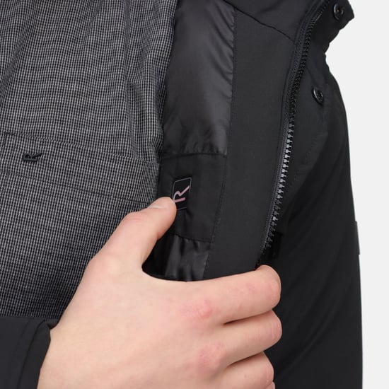 Regatta Herren Volter Wasserdicht Isolierter Parka (Schwarz) - Image 5