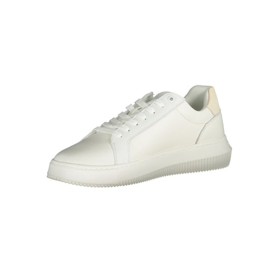 Plattform Sneaker Leder Weiß Kw0kw00327 - Image 1