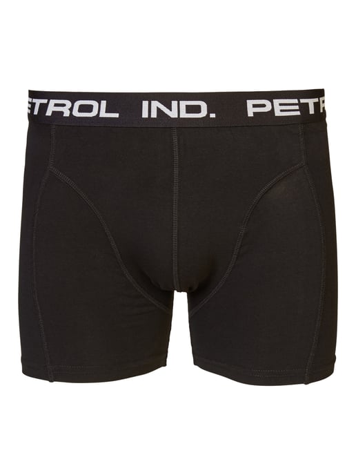 Petrol Industries - Boxershorts Petrol Logo Einfarbig Männer - Schwarz - Image 1