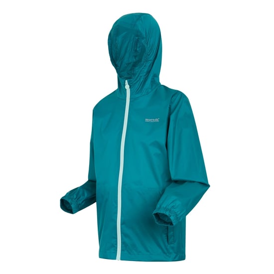 Regatta Great Outdoors Kinder Pack It Jacke III, wasserfest (Pfauenblau/Eisiges Morgenblau) - Image 3