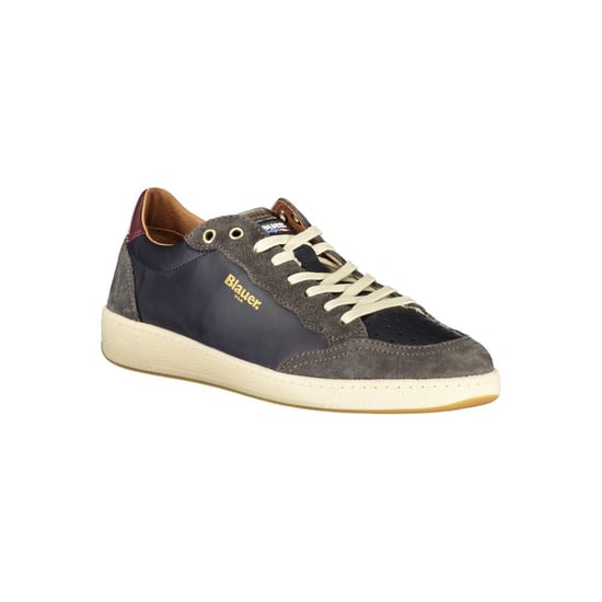 Niedrigprofil-Leder-Suede-Sneaker - Image 2