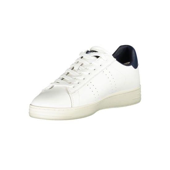 Blauer Weiße Leder Herren Sneaker - Image 3