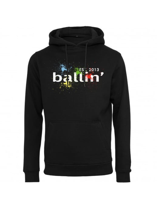 Paint Splatter Hoodie von Ballin Est. 2013 in der farbe Schwarz und in größe L. - Image 2