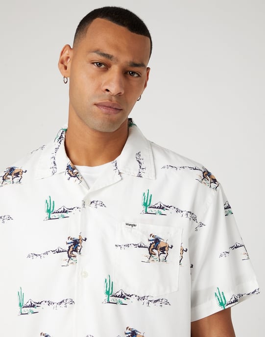Wrangler - RESORT SHIRT WORN IN WHITE - Image 4