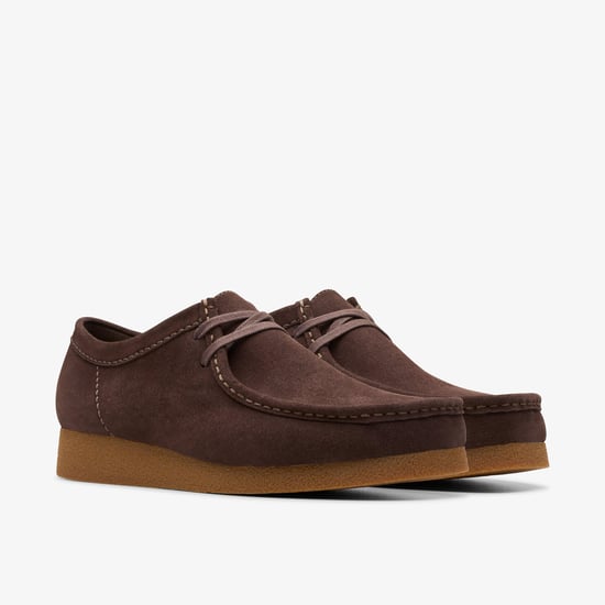 Clarks Originals WallabeeEVO Dunkelbraune Wildlederschuhe - Image 4