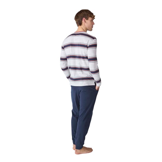 JJB12 Langärmeliger Schlafanzug aus Baumwolle für Männer - Image 3