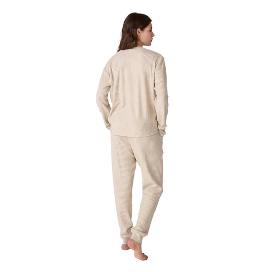 JJBFP2000 Langärmeliger gerippter Schlafanzug für Frauen - Image 3