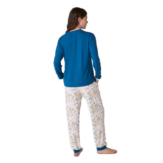 JJBFP0400 Langärmeliger Schlafanzug aus Baumwolle für Damen - Image 2