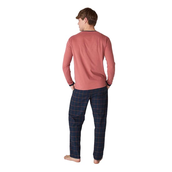 JJB18 Herren Schlafanzug mit langen Ärmeln aus Baumwolle - Image 3