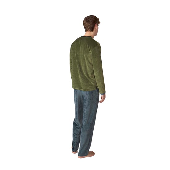 JJBFP801 Langärmeliger Schlafanzug aus Samt für Männer - Image 3
